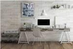 Vinyl Flooring in a Living Room with a Computer Table - Remodeling Services GTA by Urban Construction and Development