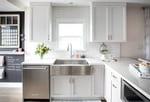 Kitchen with Cabinet and White Countertop - Kitchen Renovation by Urban Construction and Development