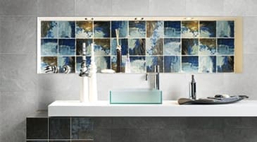 Bathroom Sink with Wall Shelf - Bathroom Renovations Mississauga by Urban Construction and Development